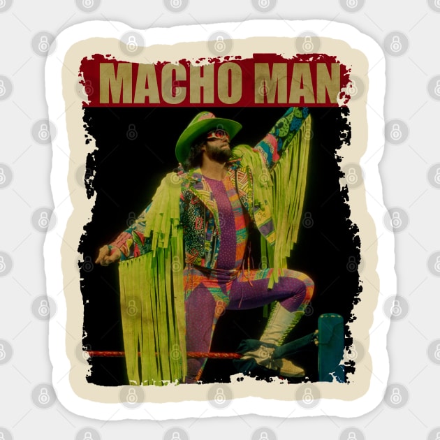 Randy Savage - NEW RETRO STYLE Sticker by FREEDOM FIGHTER PROD